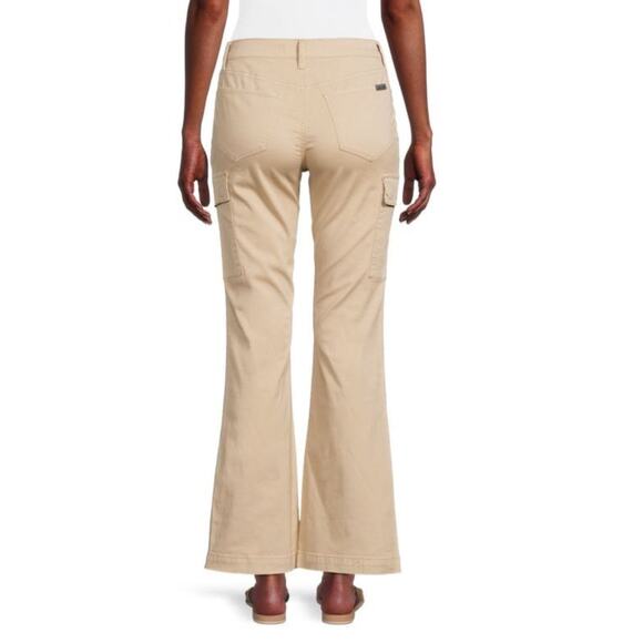 JOE'S JEANS High Rise Bootcut Cargo Pants in Taupe. Size 25. NWOT. - Picture 2 of 9